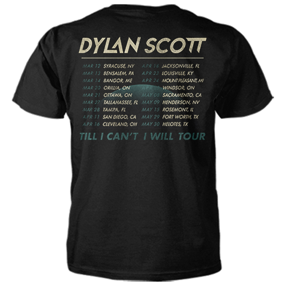 Till I Can't I Will 2026 Tour Tee