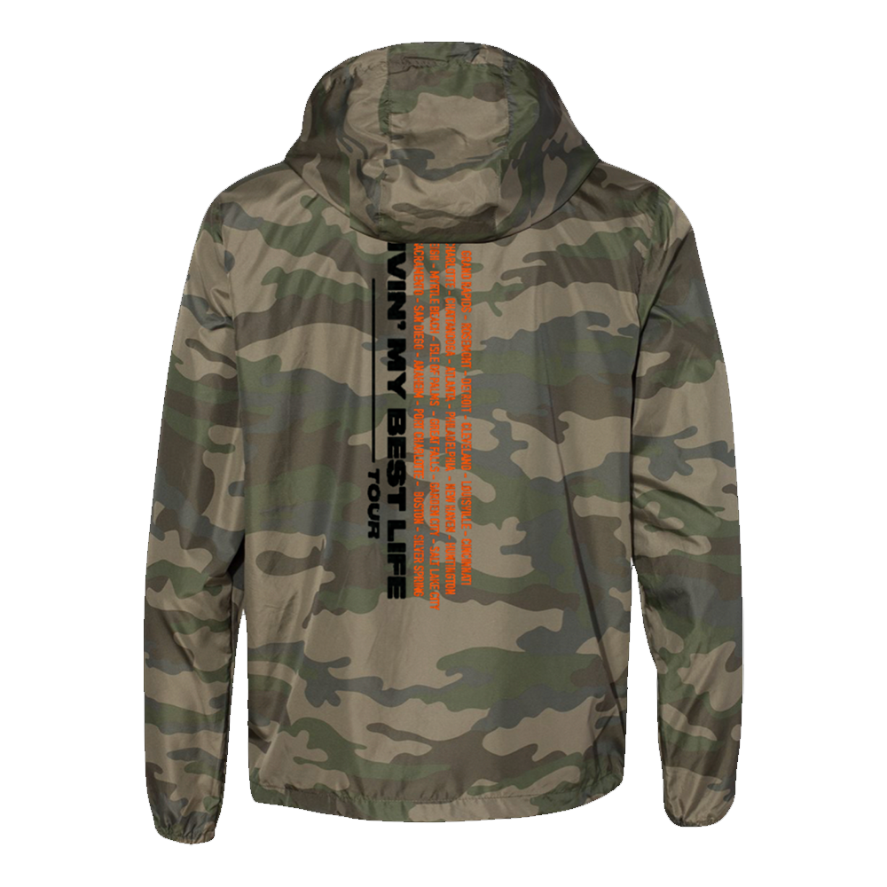 Camo Zip Up Jacket