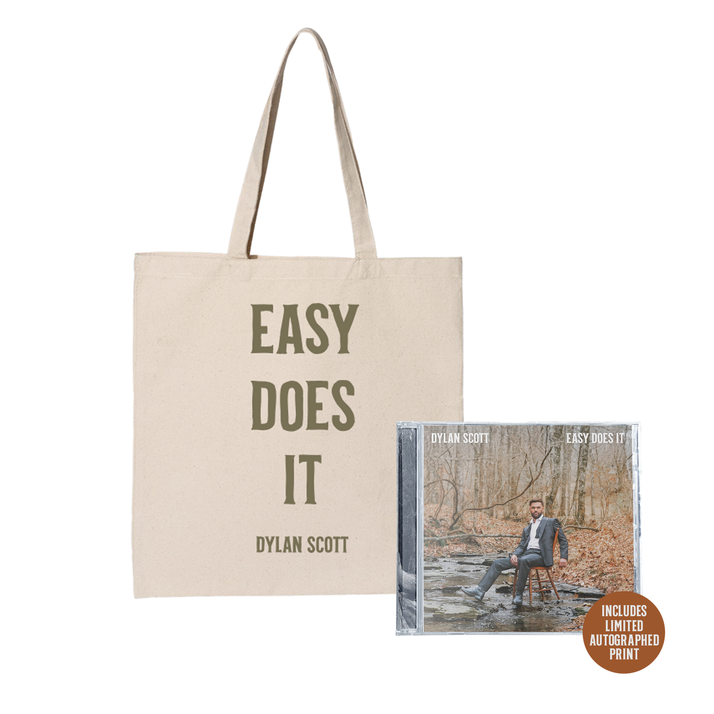 Tote + Signed CD Bundle