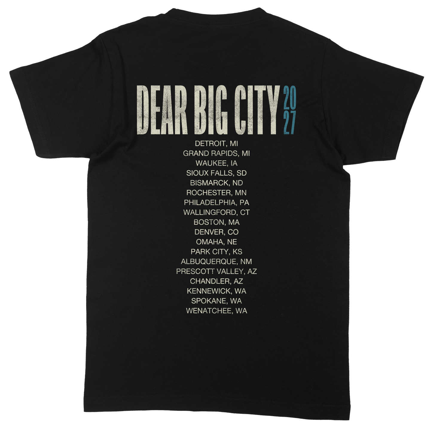 PRE-ORDER! Dear Big City 2027 Tour Tee
