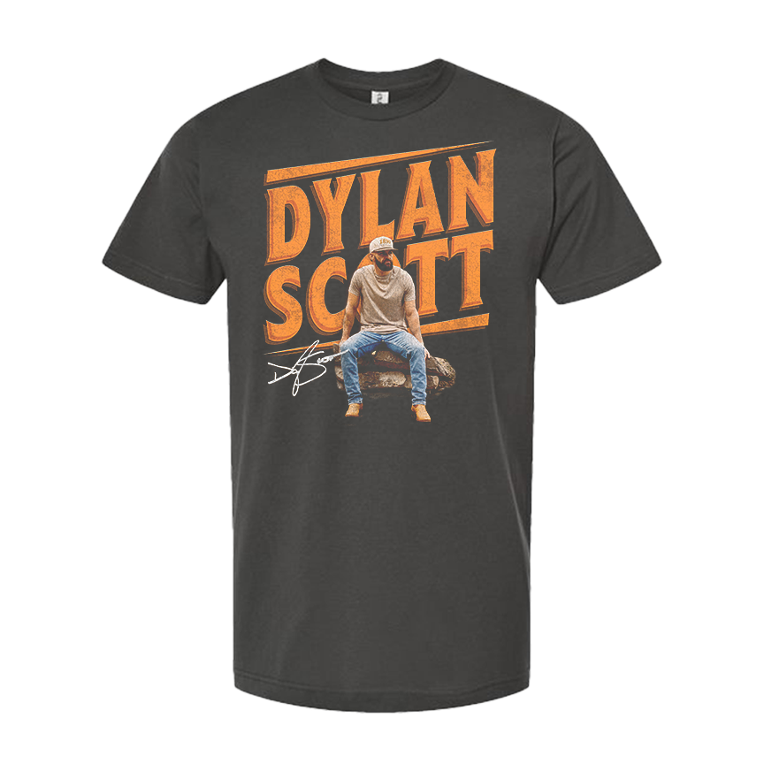 New Face Tee - Charcoal