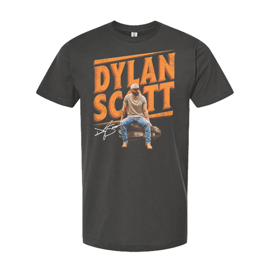 New Face Tee - Charcoal