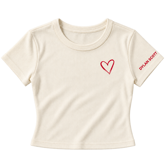PRE-ORDER! Heart Crop Tee