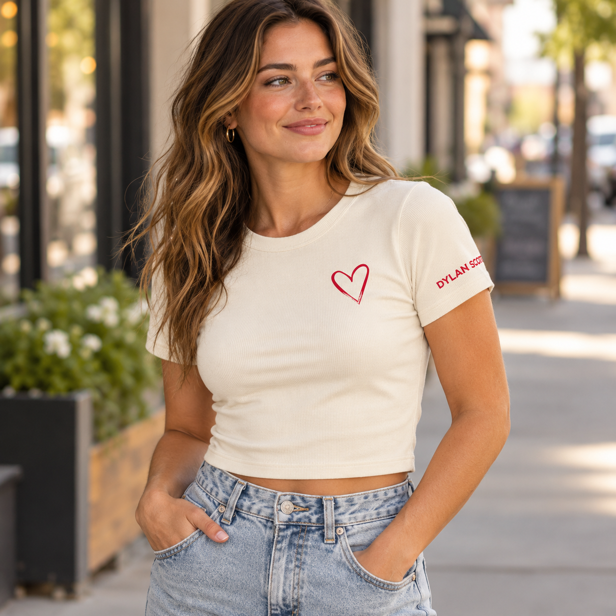 PRE-ORDER! Heart Crop Tee