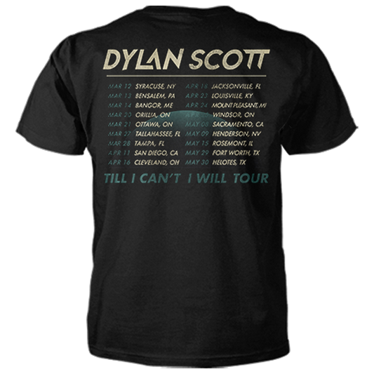 Till I Can't I Will 2026 Tour Tee